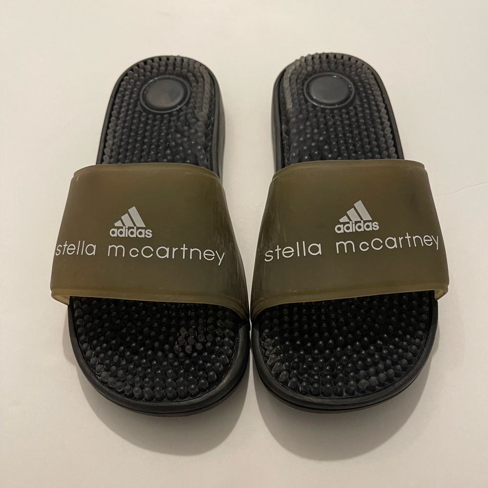 Stella McCartney x Adidas Rubber Slides, Size 6